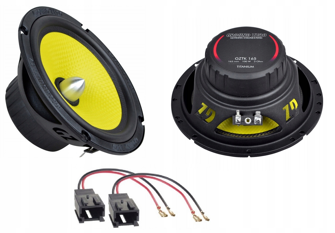 Ground Zero Gztk 165 Basové reproduktory Woofery 165 mm Peugeot 206 306 307 407