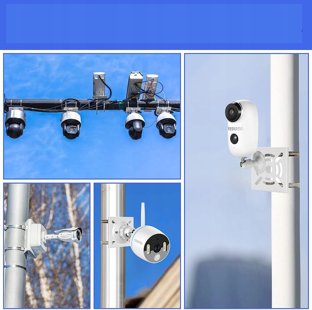 UCHWYT UNIWERSALNY NA SŁUP DOMONTAŻOWY KAMERY Model UCHWYT