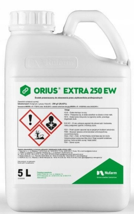 

Orius Extra 250 Ew 5L zaprawa do zbóż tebukonazol