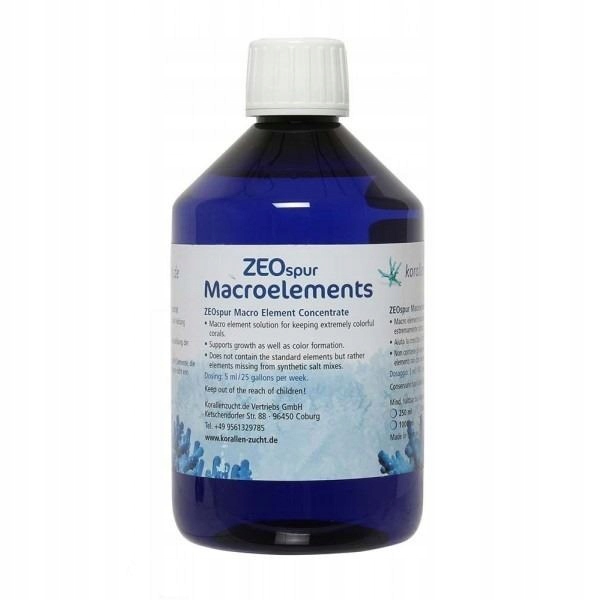 Levně Makroprvky Do Akvária Korallen Zucht Zeospur Macroelements 250 ML Ro