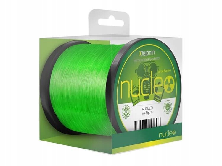 Żyłka Karpiowa Karp Nucleo/fluo Zielona 0,35mm -1100m Delphin
