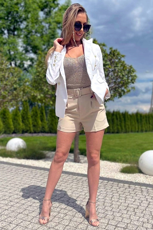 TOP BLUZKA RAMIĄCZKA MADMUAZELLE GOLD PARIS UNI Wzór dominujący bez wzoru