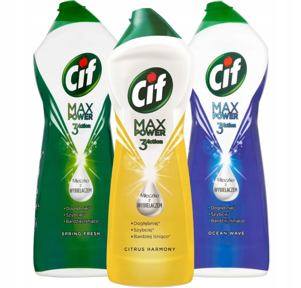 

Cif Max Power 1001G Mleczko Z Wybielaczem Zestaw