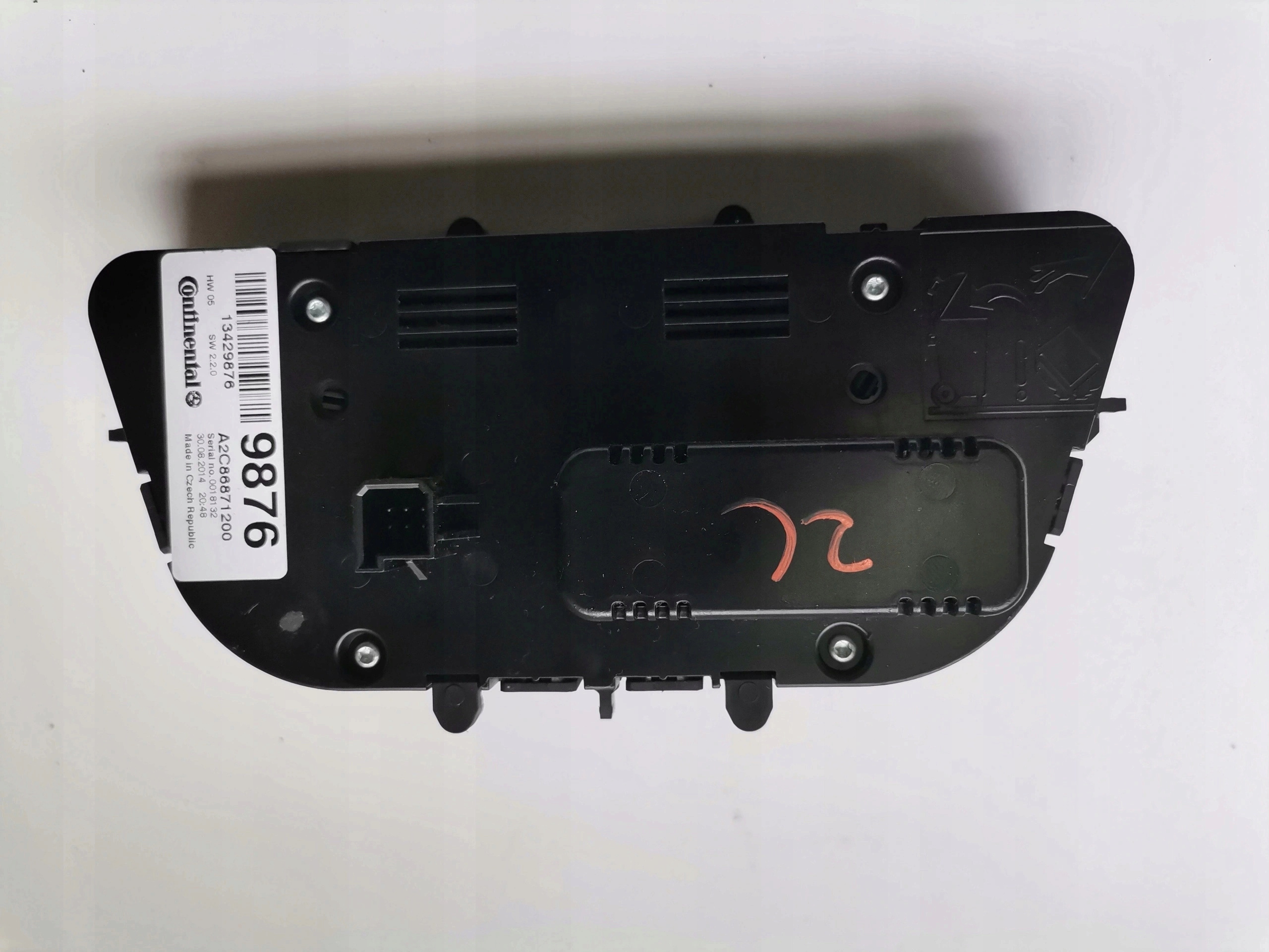 Unite commande clima Bouches buses Opel Zafira C 13429874