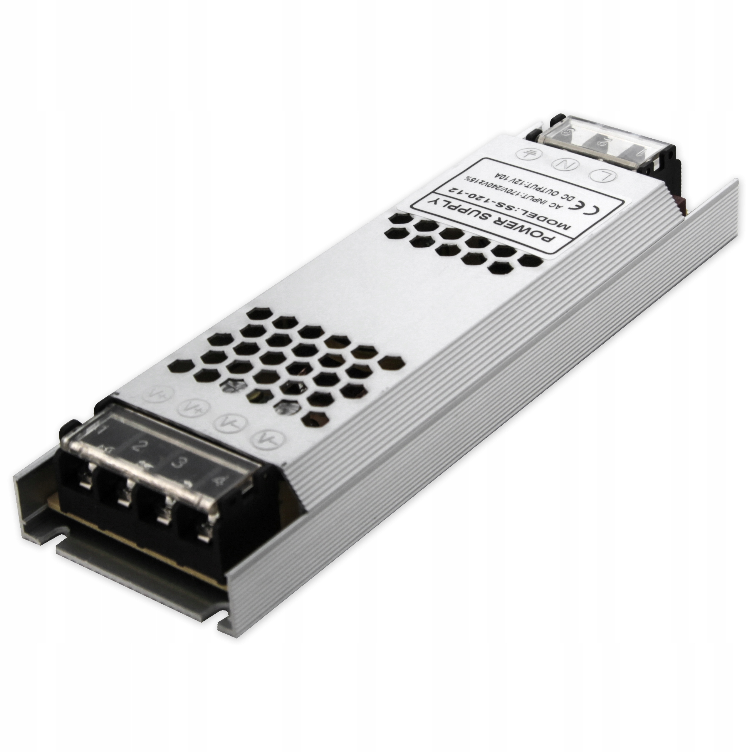 

Zasilacz Ultra Slim do taśm Led 12V 120W montażowy