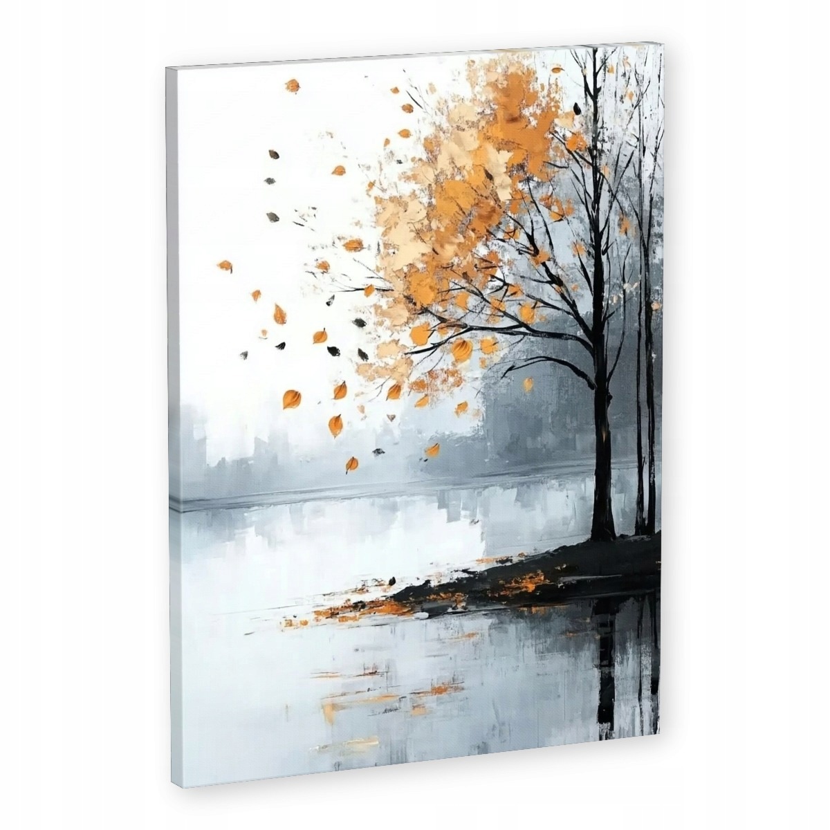Obraz Na Plátně Canvas Krajina Příroda Podzim Strom Déšť Vítr 60x80
