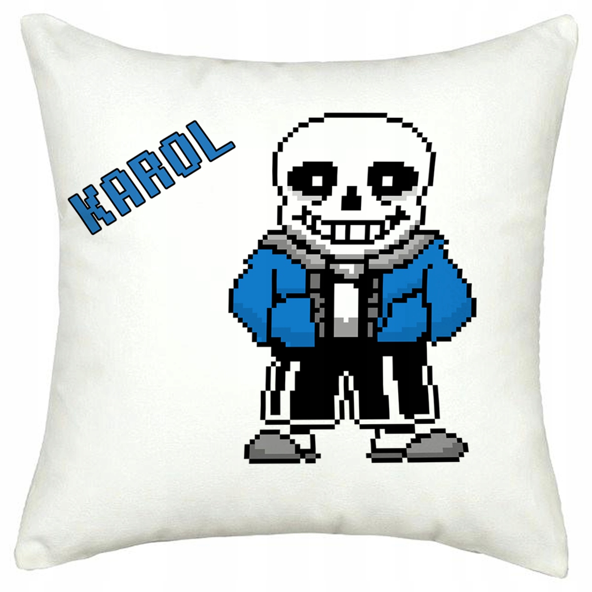 PODUSZKA UNDERTALE SANS + IMIĘ