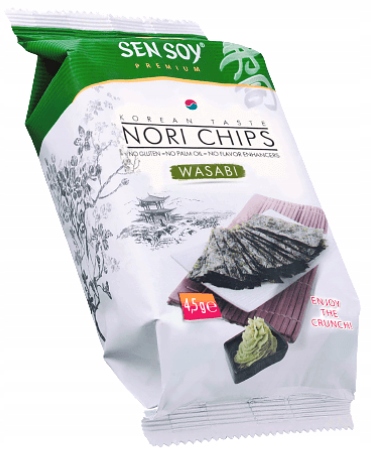 

Chipsy Glony Nori Wasabi 4,5g Sen Soy
