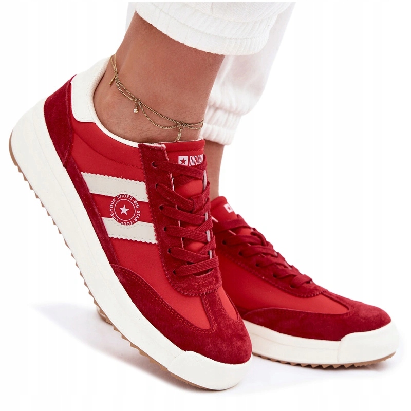 Dámské Šněrovací Nízké Tenisky Big Star TT274158 Černé 36