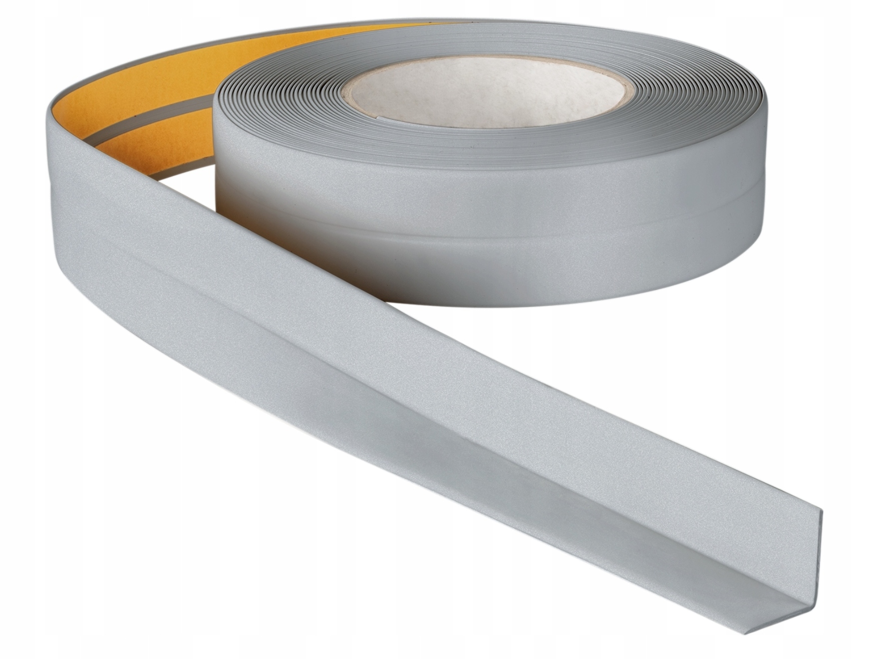 Pvc Dokončovací Lišta 18x18 30 m Šedá Metalická pružná Úhelník