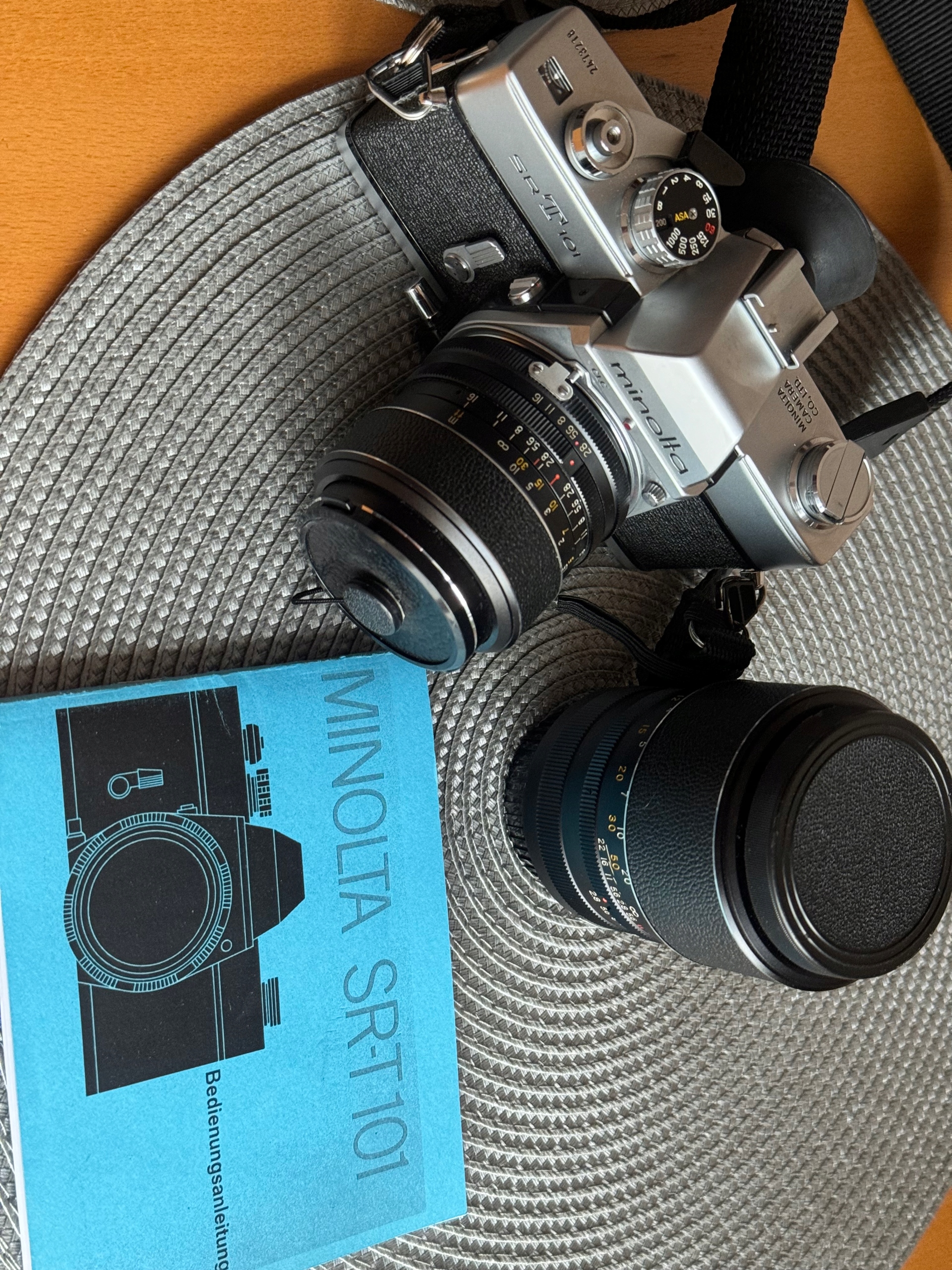 Aparat Minolta SRT101 +35mm i 135 f=2.8 stan idealny. Dla konesera Marka Minolta