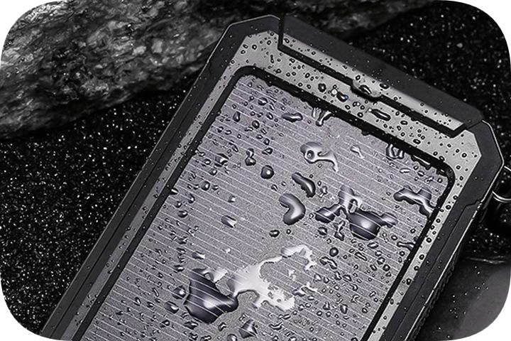 POWERBANK SOLARNY PANCERNY 20000MAH 2xUSB LATARKA Marka Webski