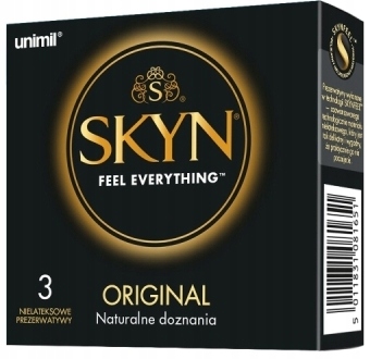 

Prezerwatywy Unimil Skyn Original 3 Nielateksowe