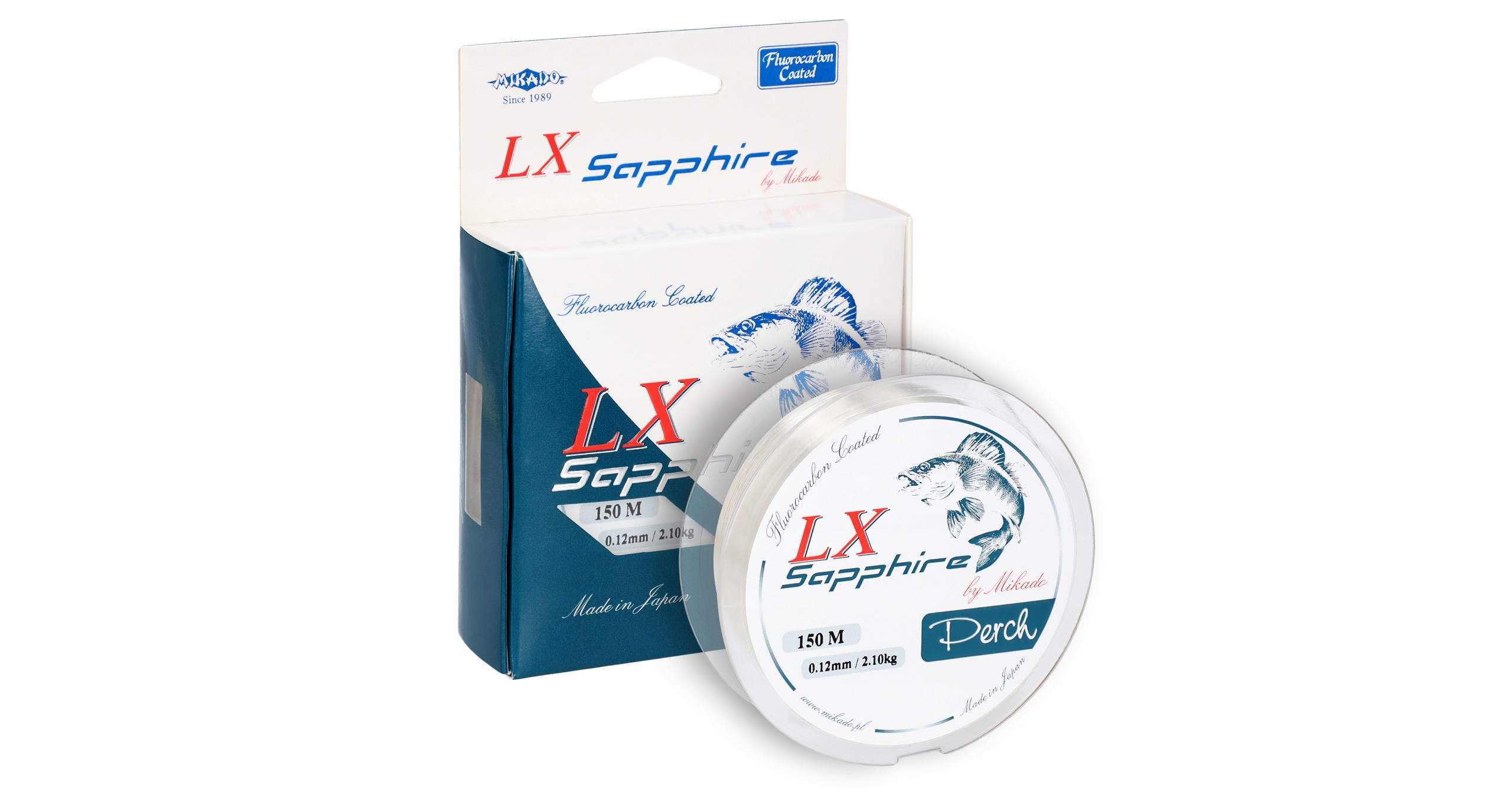 

Żyłka Mikado LX Sapphire Perch 0,22 mm 150m