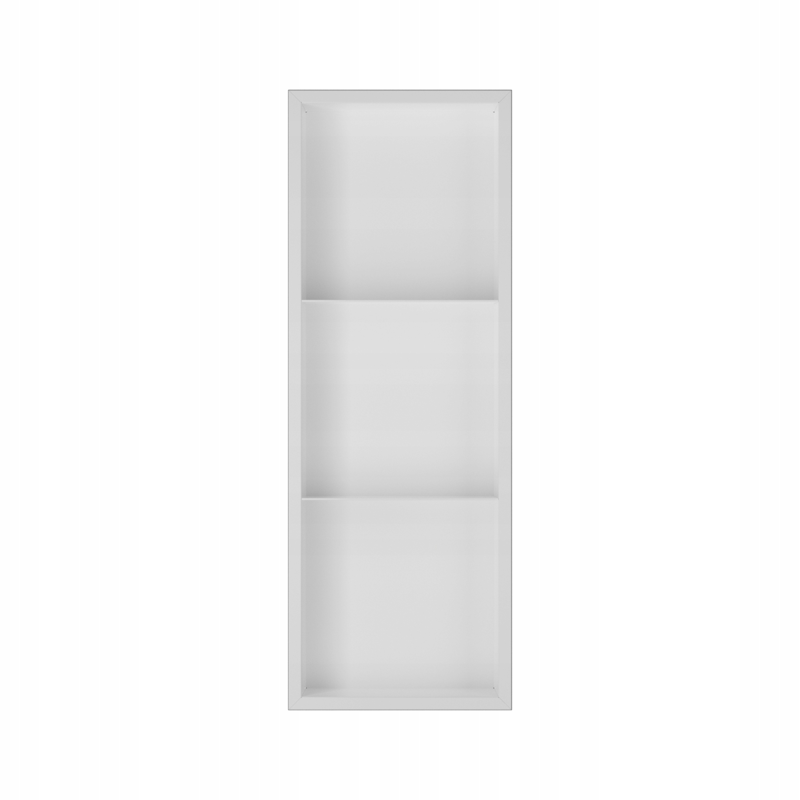 Półka Wnękowa Łazienkowa Q-box 3 Podtynkowa Biała 90x30x10cm Aquauno