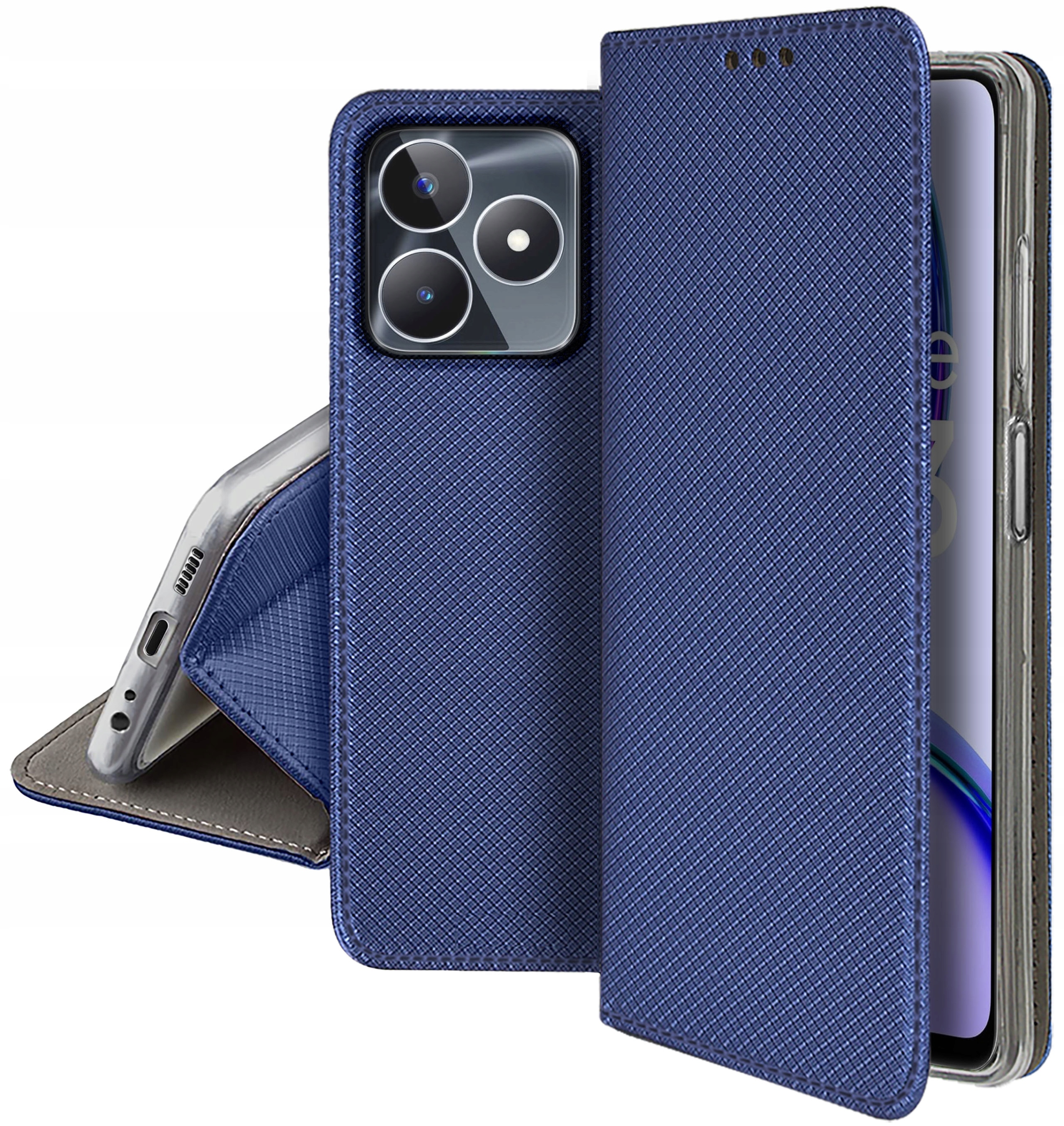 Etui do Realme C53 SMART MAGNET CASE + SZKŁO 9H Kod producenta SMART_MAGNET_CASE_P9