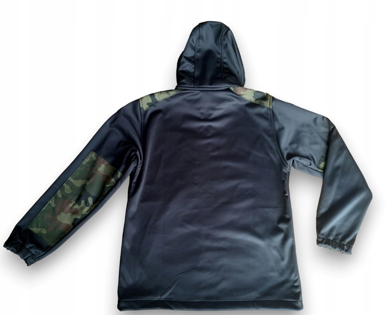 KURTKA MĘSKA TURYSTYCZNA SOFTSHELL CAMO WZ 93/CZARNY XXL Marka inna