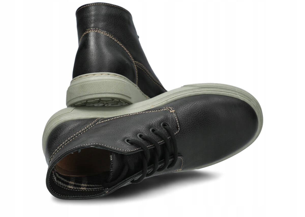 NAGABA 050 CZARNY RUSTIC - TRZEWIK DAMSKI - ROZMIAR 41 Model 050