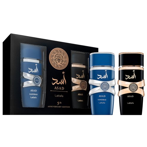 Lattafa Asad 5th Anniversary Edition dárková sada pro muže Set 2 x 100 ml