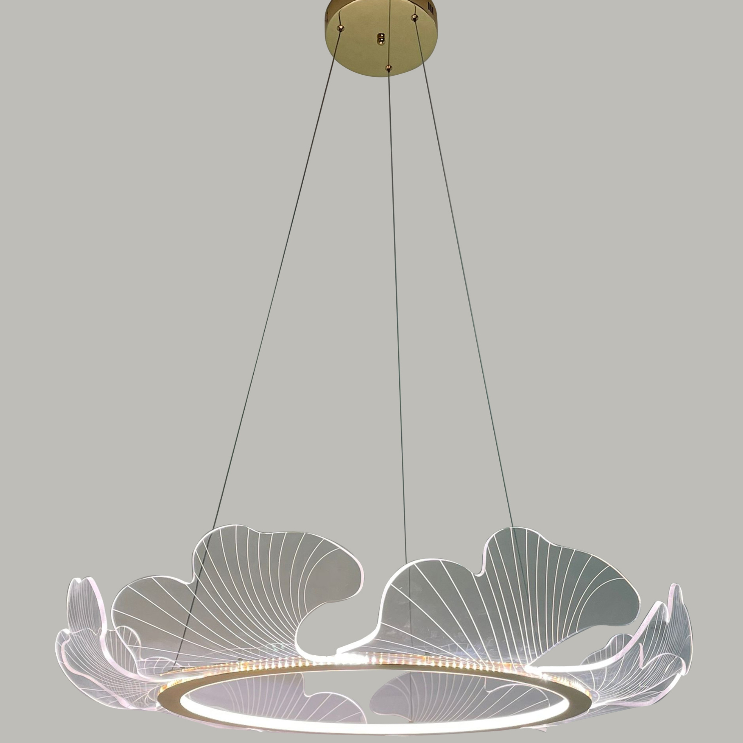 Lampa Sufitowa nowoczesna wisząca Żyrandol Led 65W 3 barwy Pilot