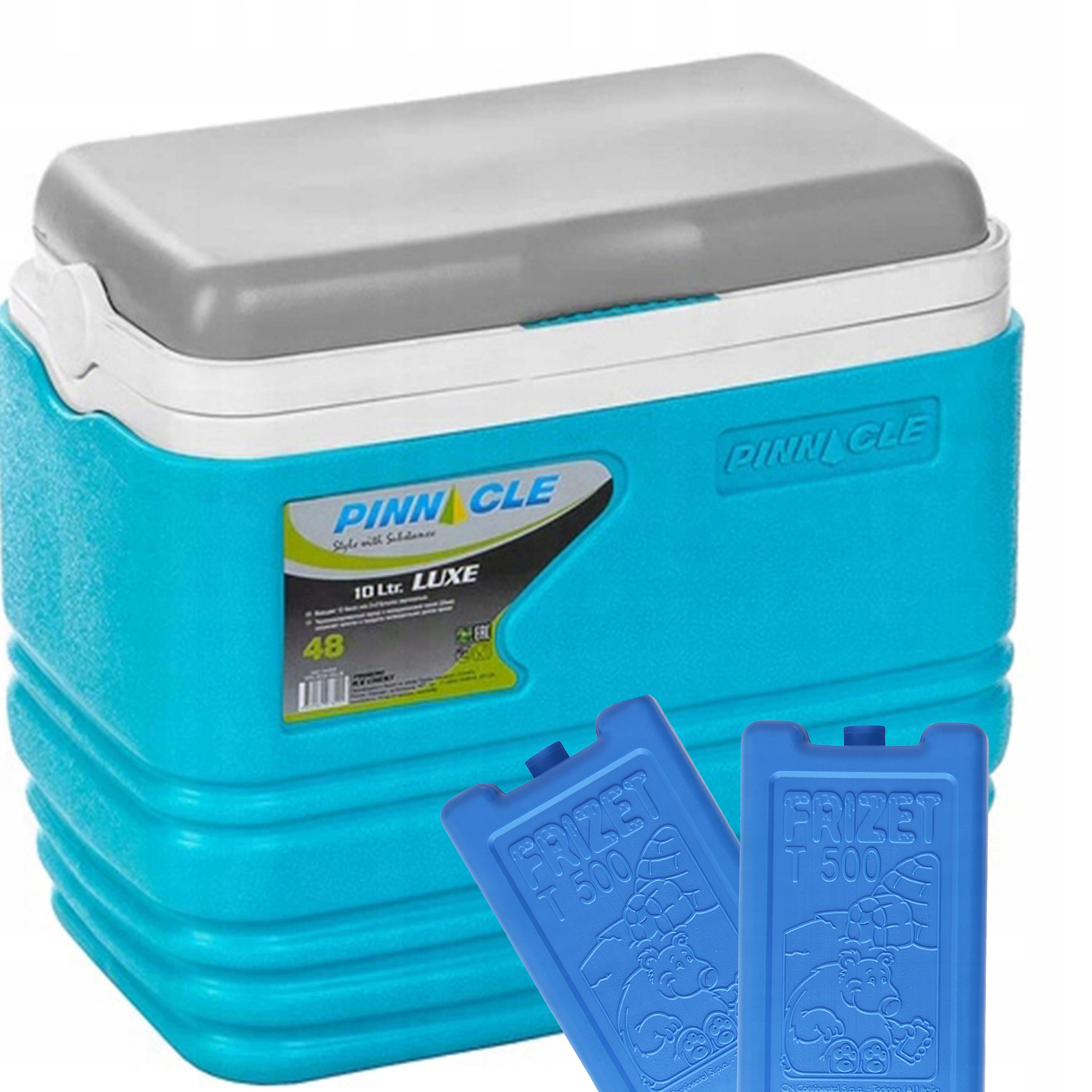 Kempingová lednička Pinnacle Tpx 7013 10L Tyrkysová +2 gelové náplně Set