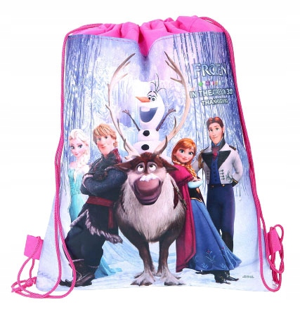 

Worek dziecięcy Frozen na obuwie kapcie wf plecak
