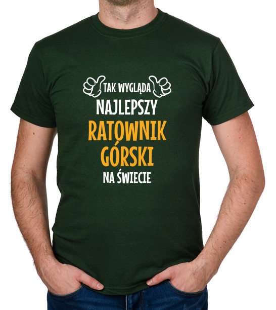 

koszulka Najlepszy Ratownik Górski prezent