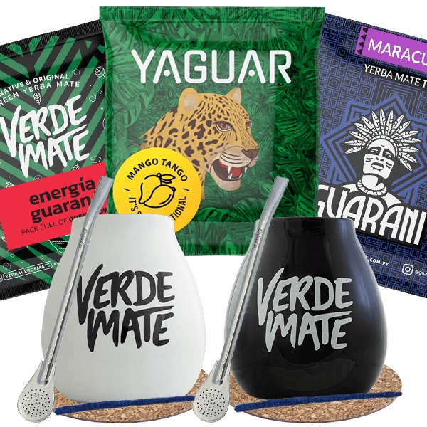 Sada Yerba Mate Green Matero bombilla Pro Dva