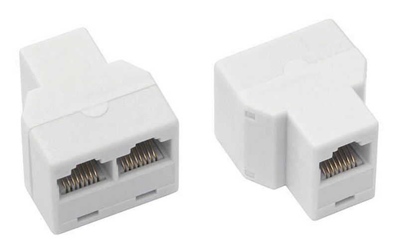 Adapter rozdzielacz rozgałęźnik 8p8c -2x 8p8c RJ45