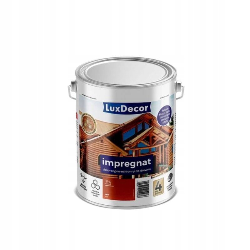 Luxdecor Impregnat Ochronny Do Drewna 4,5L Cedr