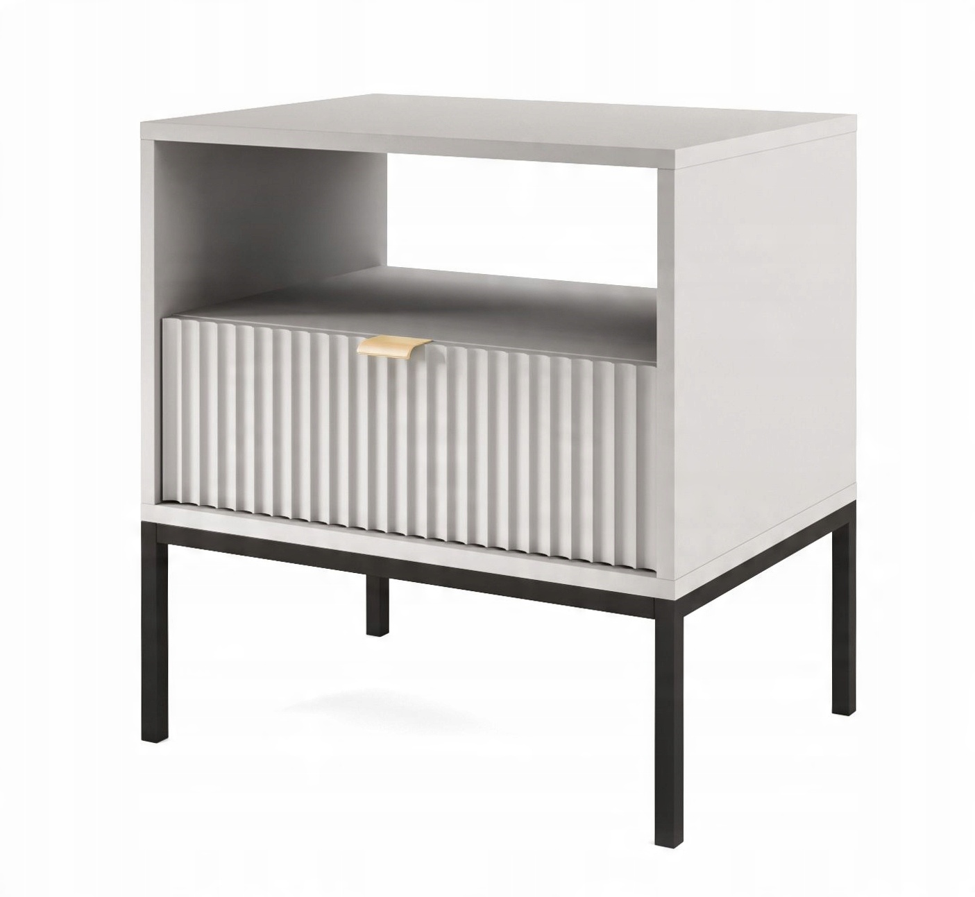 

Piaski Nova Stolik nocny szary 54x39x56 cm