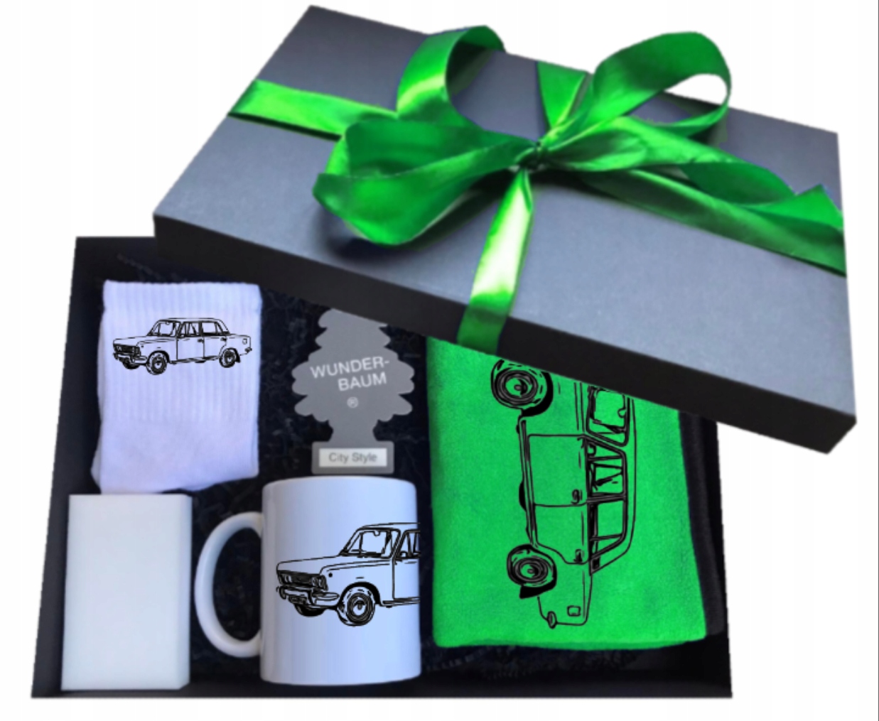 Sada dárek hrnek narozeniny jmeniny pro kluka Klasik Velký Fiat 125P