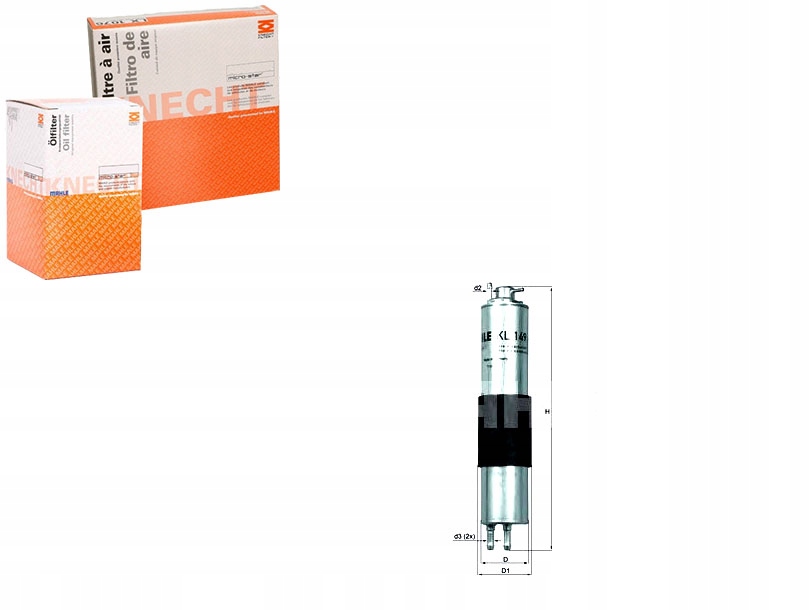 Palivový Filtr Knecht 1332 AK10BDE 450905952 FIG7102