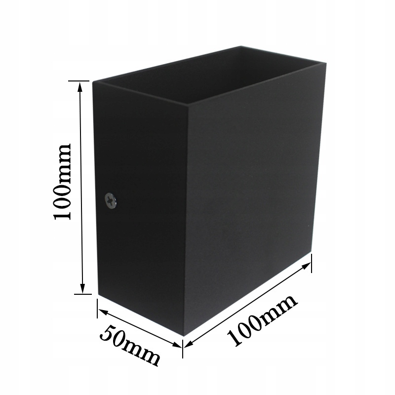 Lampa ścienna salon korytarz kinkiet GÓRA-DÓŁ x 3 Głębokość produktu 5 cm