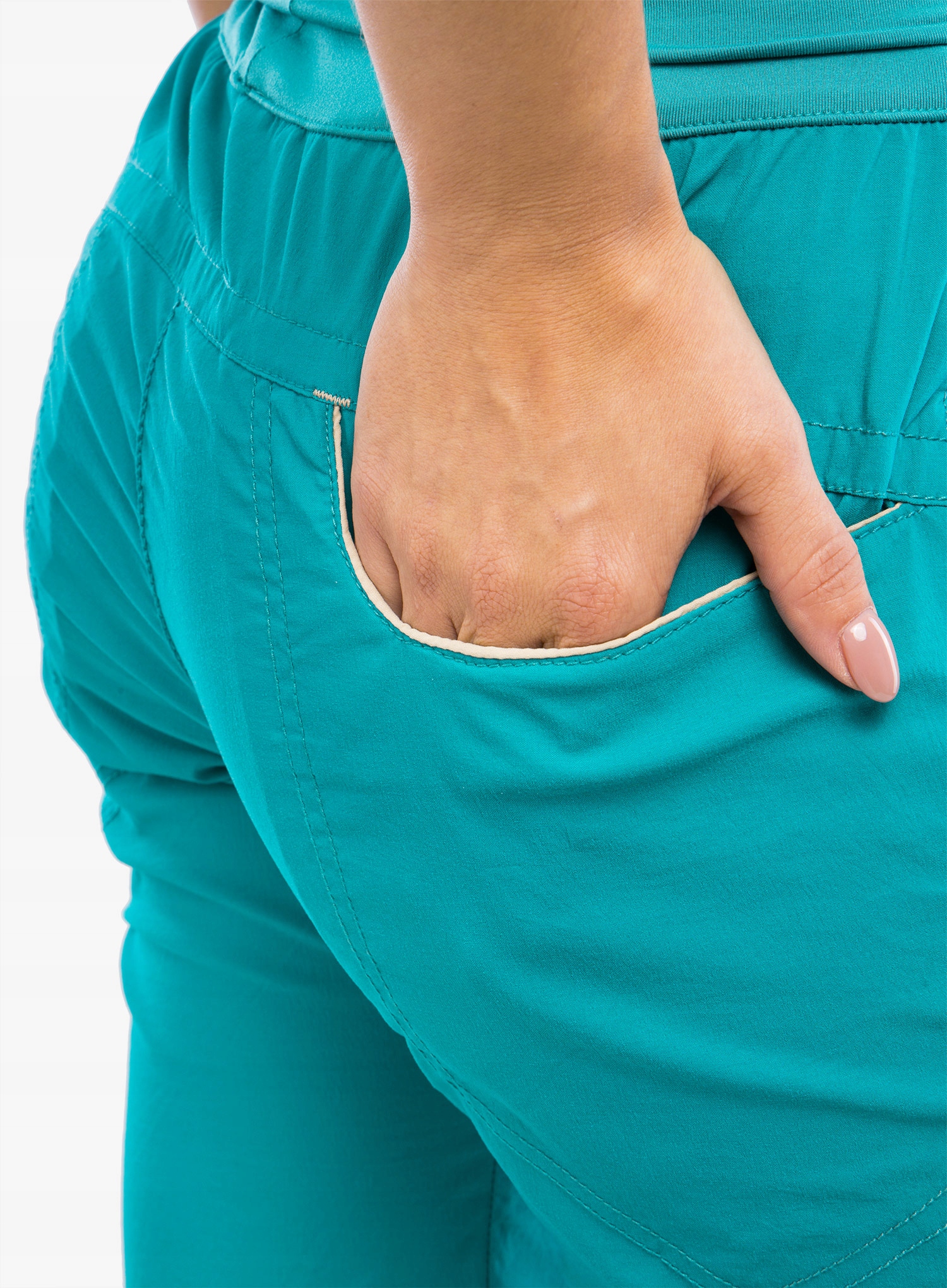 Spodnie wspinaczkowe damskie Ocun Noya Pants - blue deep peacock L EAN (GTIN) 8591804650369