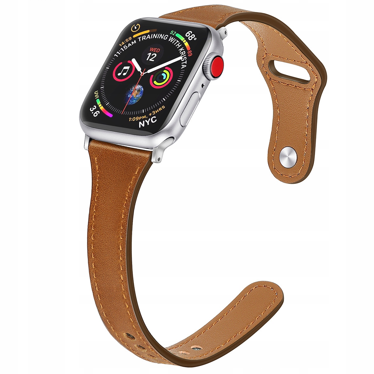 

Pasek Skórzany do Apple Watch 1 2 3 4 5 6 7 Se