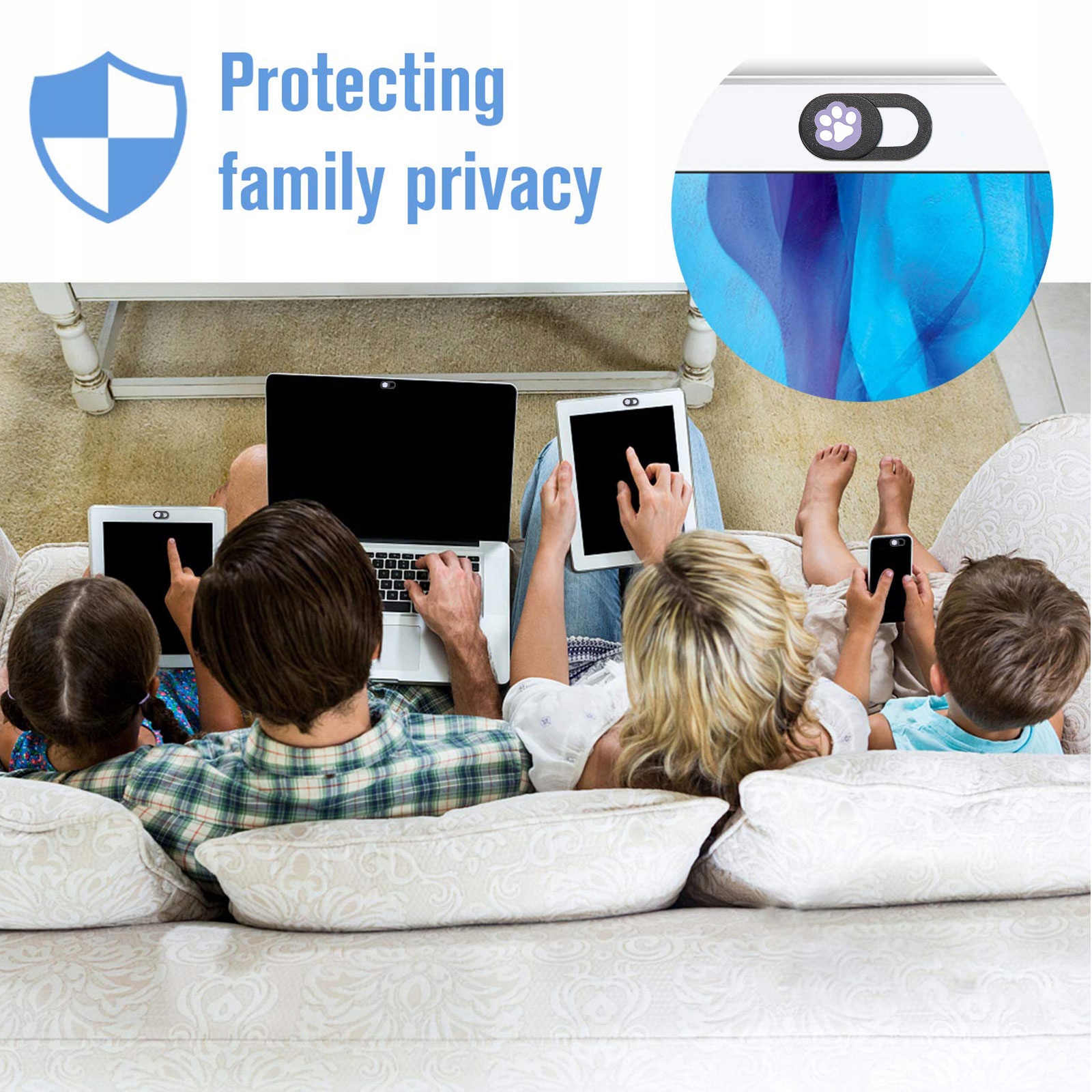 SUWAK OSŁONY KAMERY INTERNETOWEJ NOTATNIK KOMPUTEROWY Kolor dominujący wielokolorowy