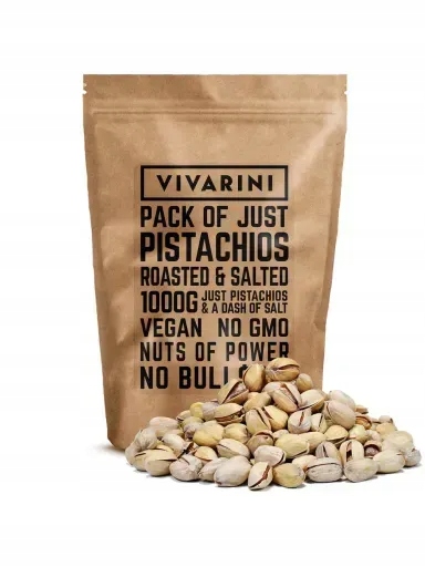 Vivarini – Pražené a solené pistácie 1 kg