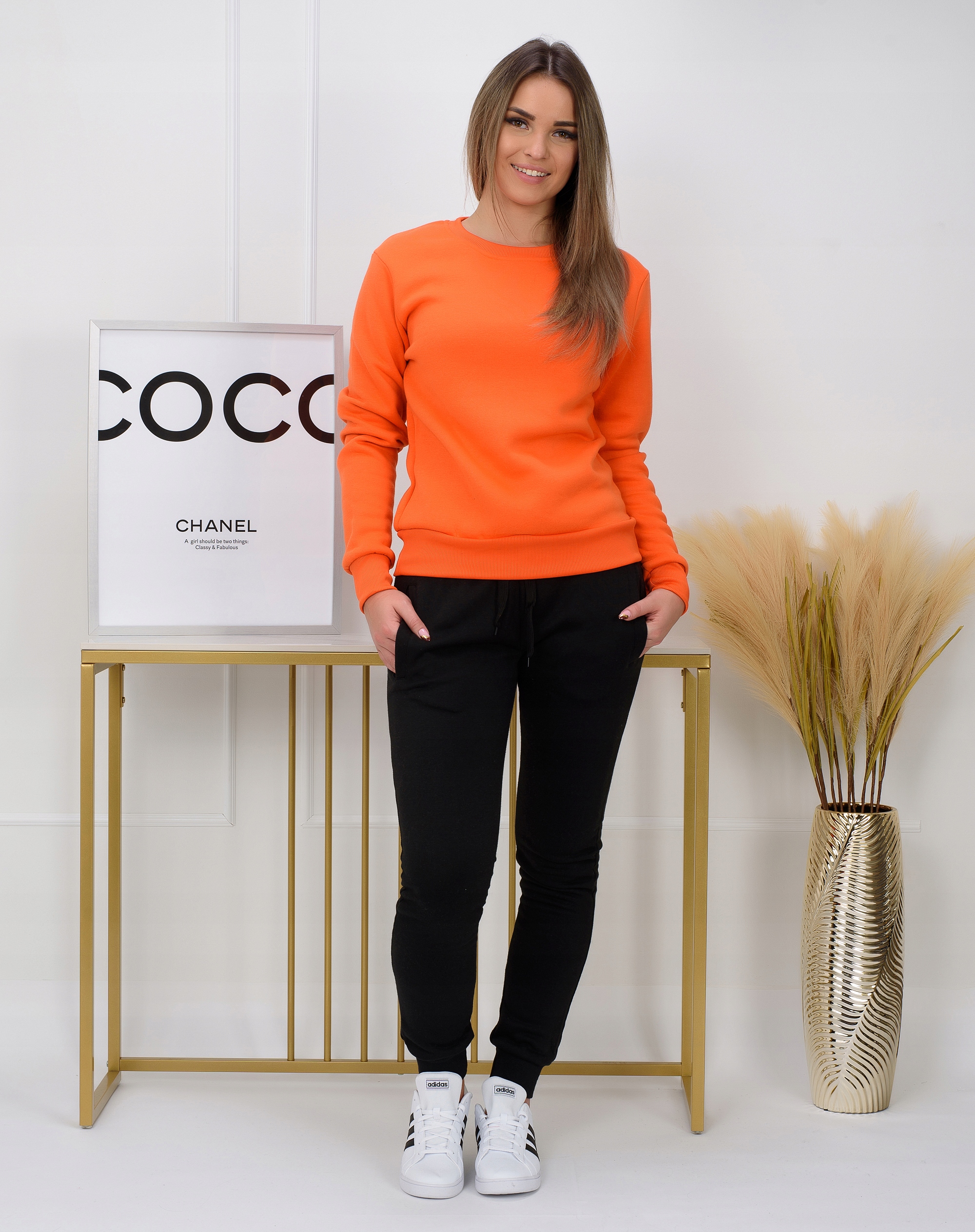 CK01 + D01 r. L DAMSKI KOMPLET DRESOWY Rękaw długi rękaw