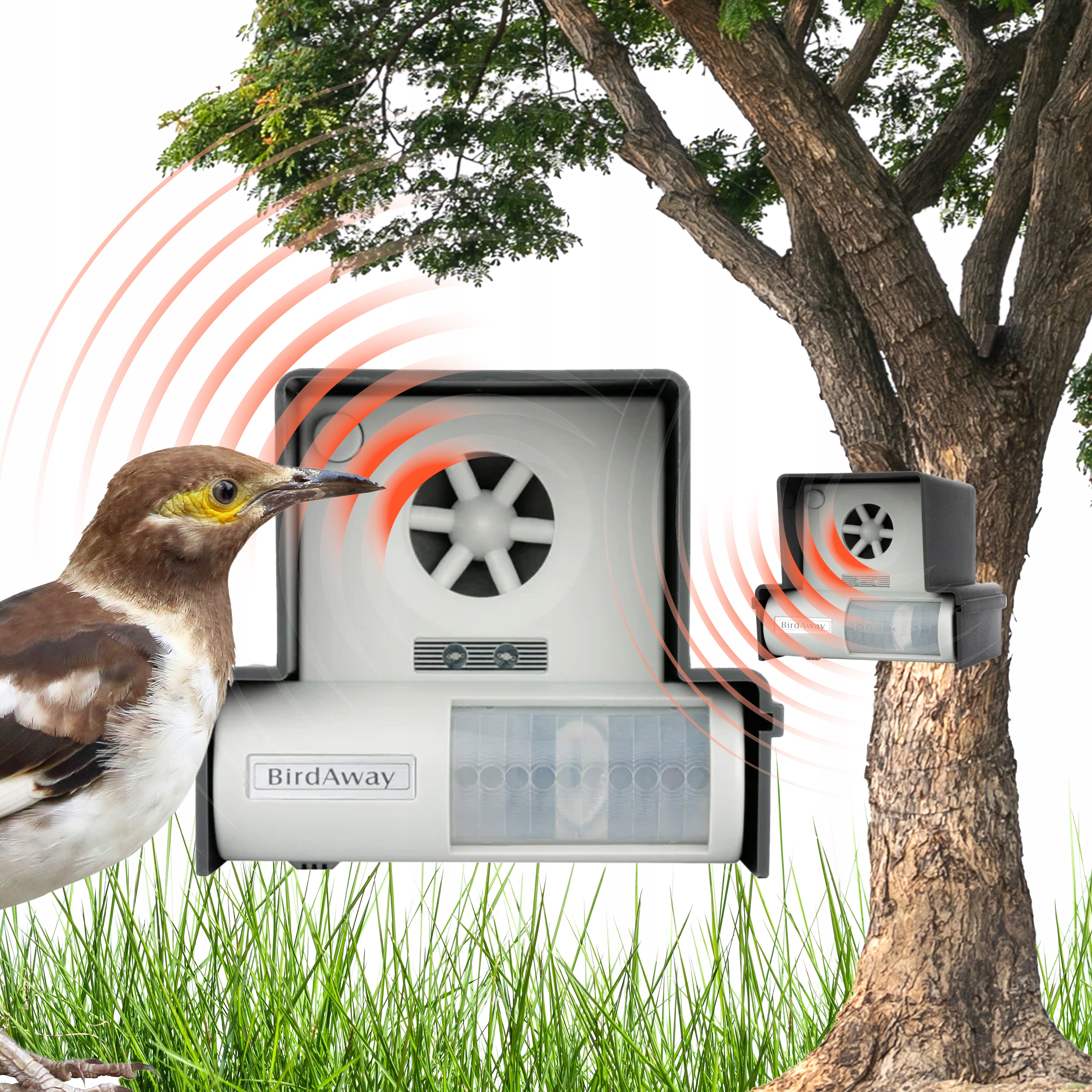 Ultradźwiękowy Odstraszacz przeciwko ptakom na ptaki Leaven LS-987BF