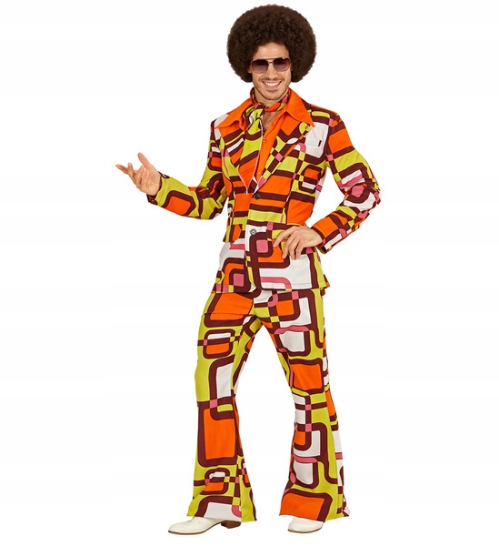 Kostým Hippis Hipis Léta 70 80 Groovy Barevný L
