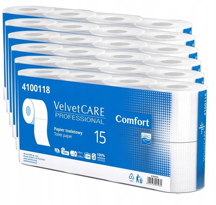 

Zestaw Velvet Comfort X 6 Papier toaletowy