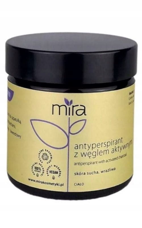 

Antyperspirant z węglem aktywnym 50g Mira