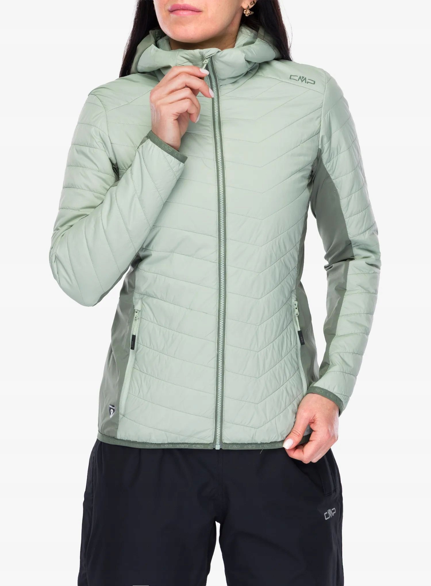 Kurtka damska Cmp Yurexa Jacket Hybrid Fix Hood pistacchio 36 (xs)