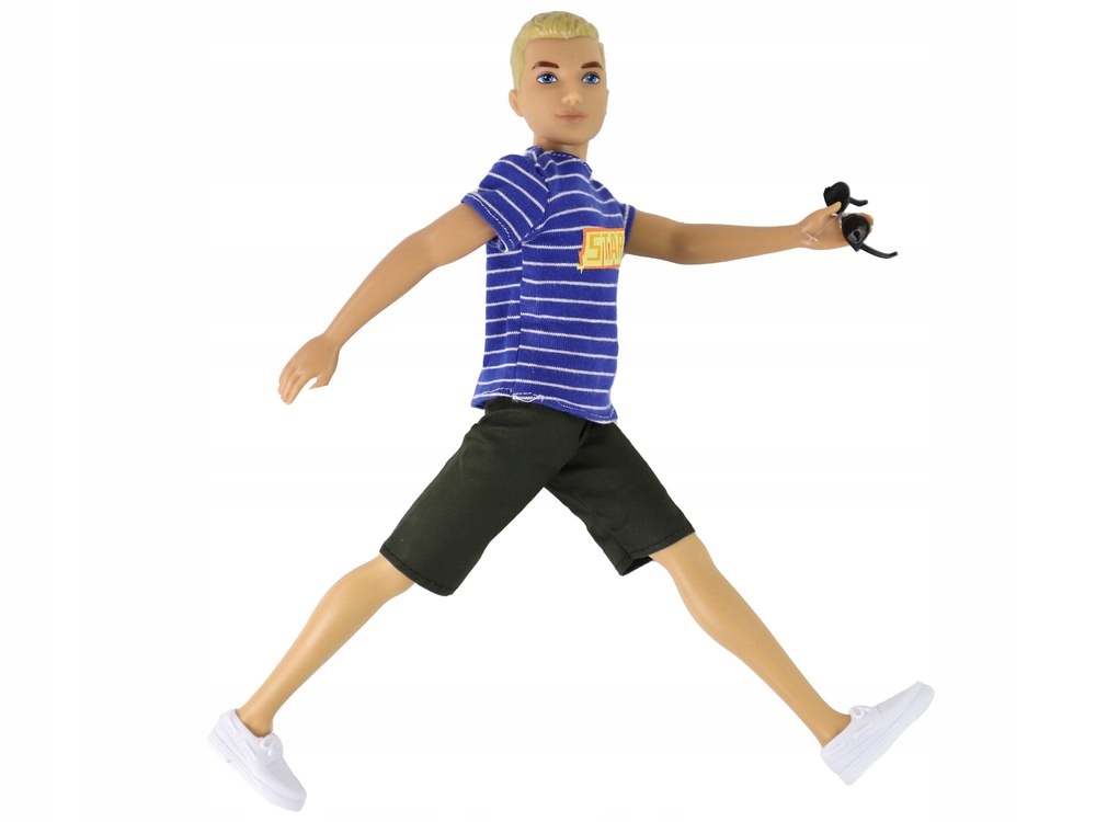 LALKA CHŁOPAK PAULO 30 CM BLOND WŁOSY KOSZULKA SPORT Marka LEANToys