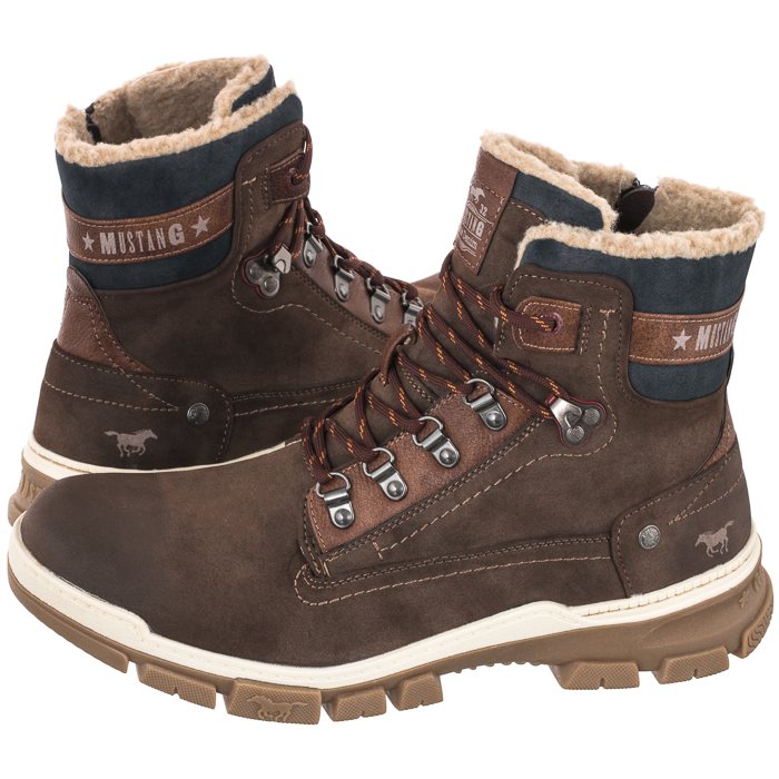 

Buty Męskie Trapery Zimowe Mustang Brązowe 47A013