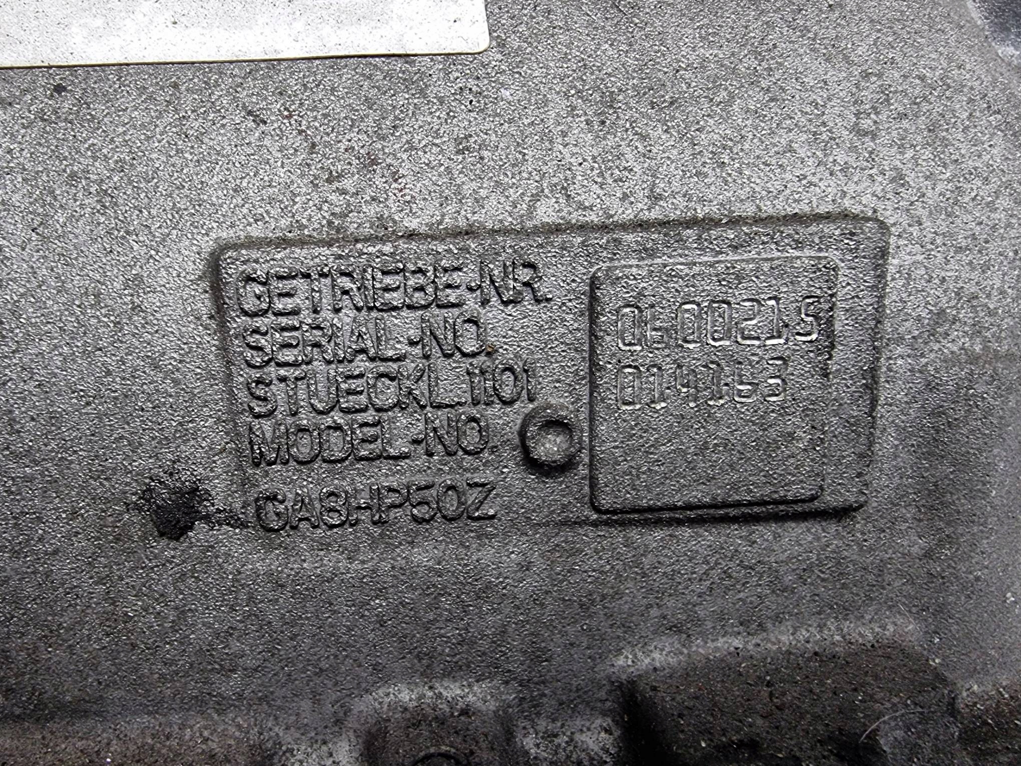 Getriebe GA8HP50Z 2.0 200 KM ALFA ROMEO GIULIA