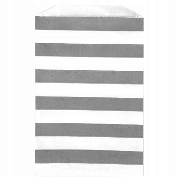 

Torebki papierowe 5szt. 12,7x19cm szare pasy