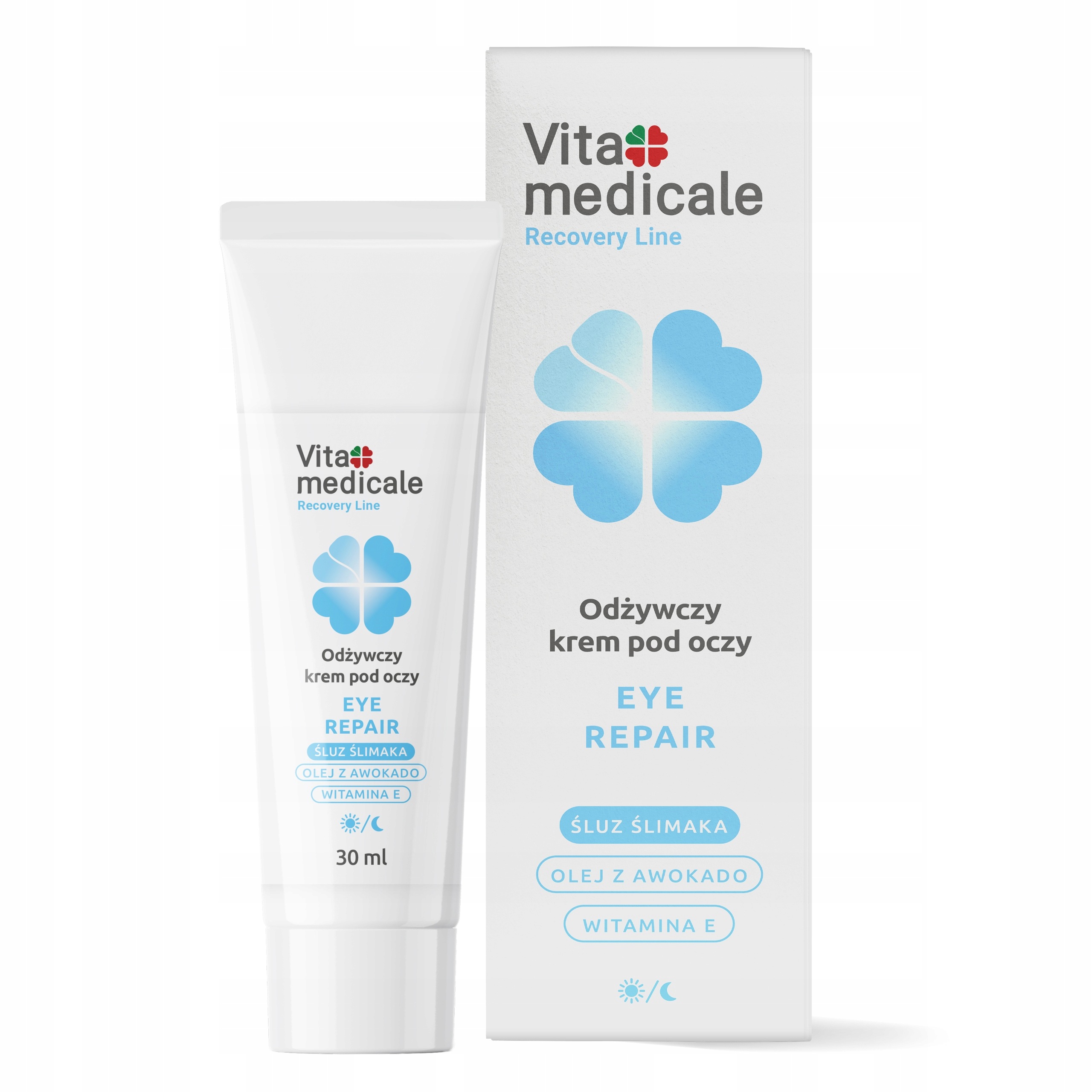 Krém pod oči vrásky tmavé váčky otoky regenerace 30 ml