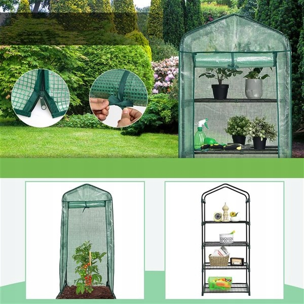 Szklarnia 4 poziomowa z polietylenu Producent Costway